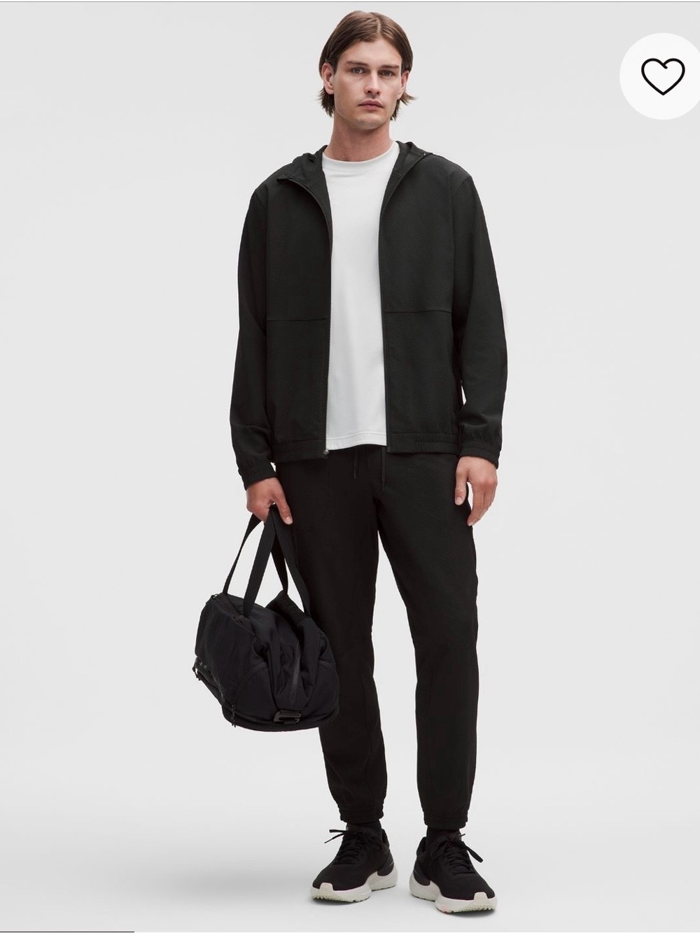 Mens Lululemon License To Train Full Zip Jacket Textured Size XL Like NEW